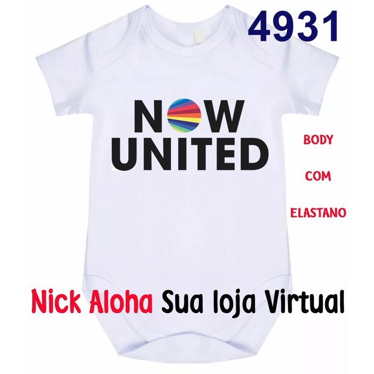 BODY BEBÊ NOW UNITED CÓD 4931