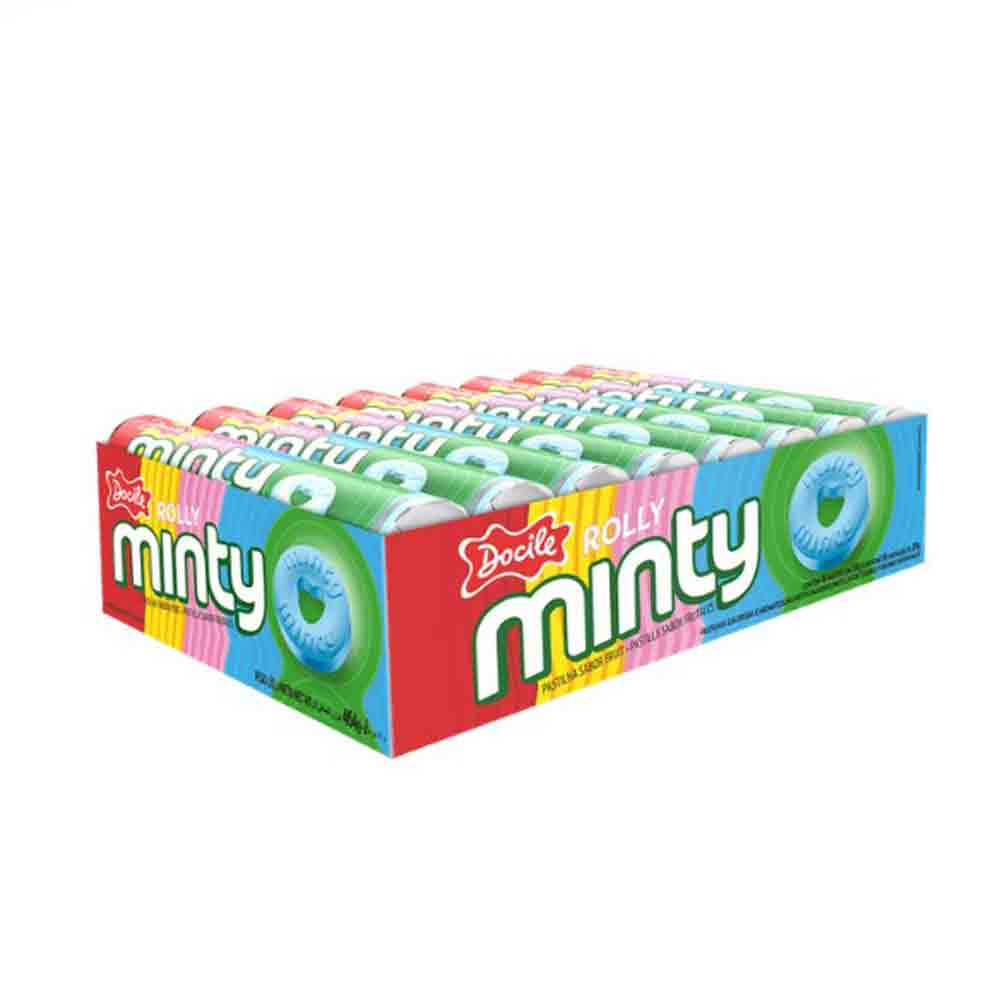 Pastilha Mentolada Minty Fruit c/20 - Docile