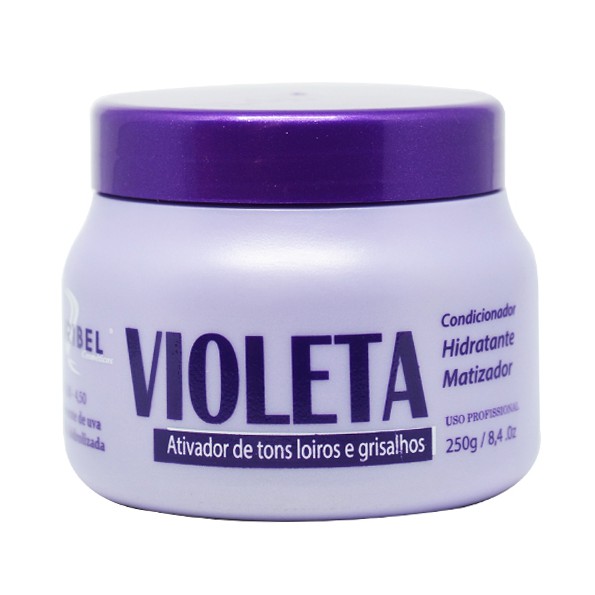 Máscara Condicionador Matizador Violeta Mairibel / Hidratycollor 250g - Roxo Maribel / Hidratycollor Promoção