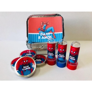 Kit 20 Tubete 20 Latinha 20 Marmitinha Personalizados - Homem Aranha em Oferta na Shopee