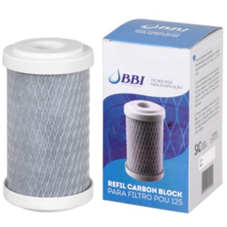 Refil Elemento Filtrante Filtro De Água Pou-125 Bbi Carvão Ativado Original em Oferta na Shopee