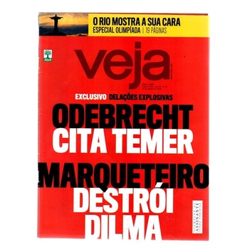 Revista  Veja Exclusiva Delações  Explosivas Nº 32 /2016