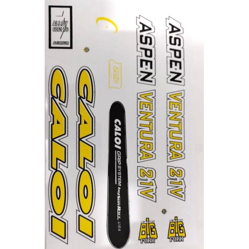 Adesivo Caloi Para Bicicletas Aro 20 24 26 Shopee Brasil