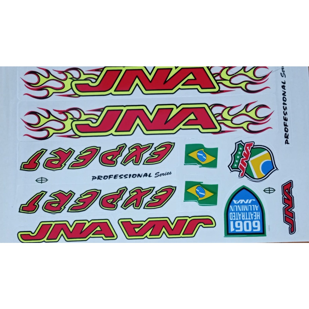 Adesivos Colantes Para Bicicletas Jna Expert