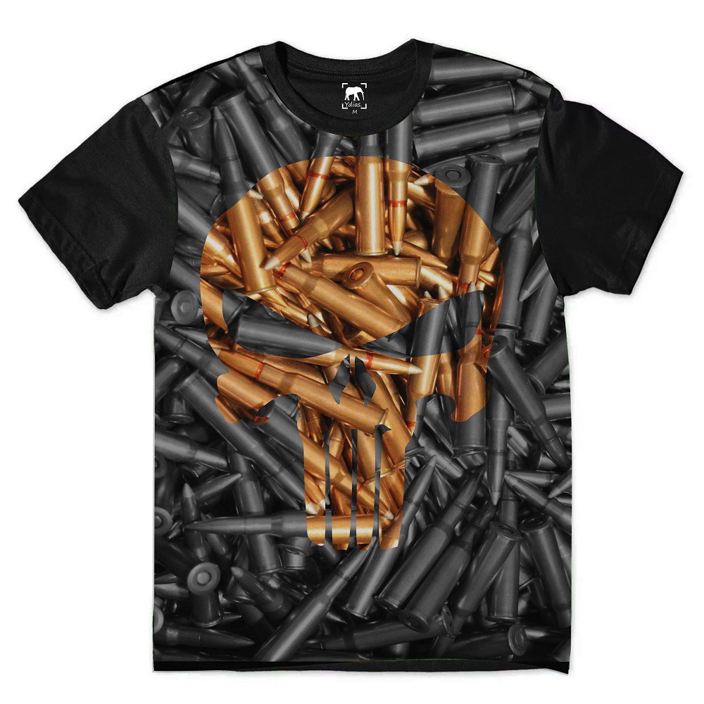 Camiseta Caveira Punisher Justiceiro