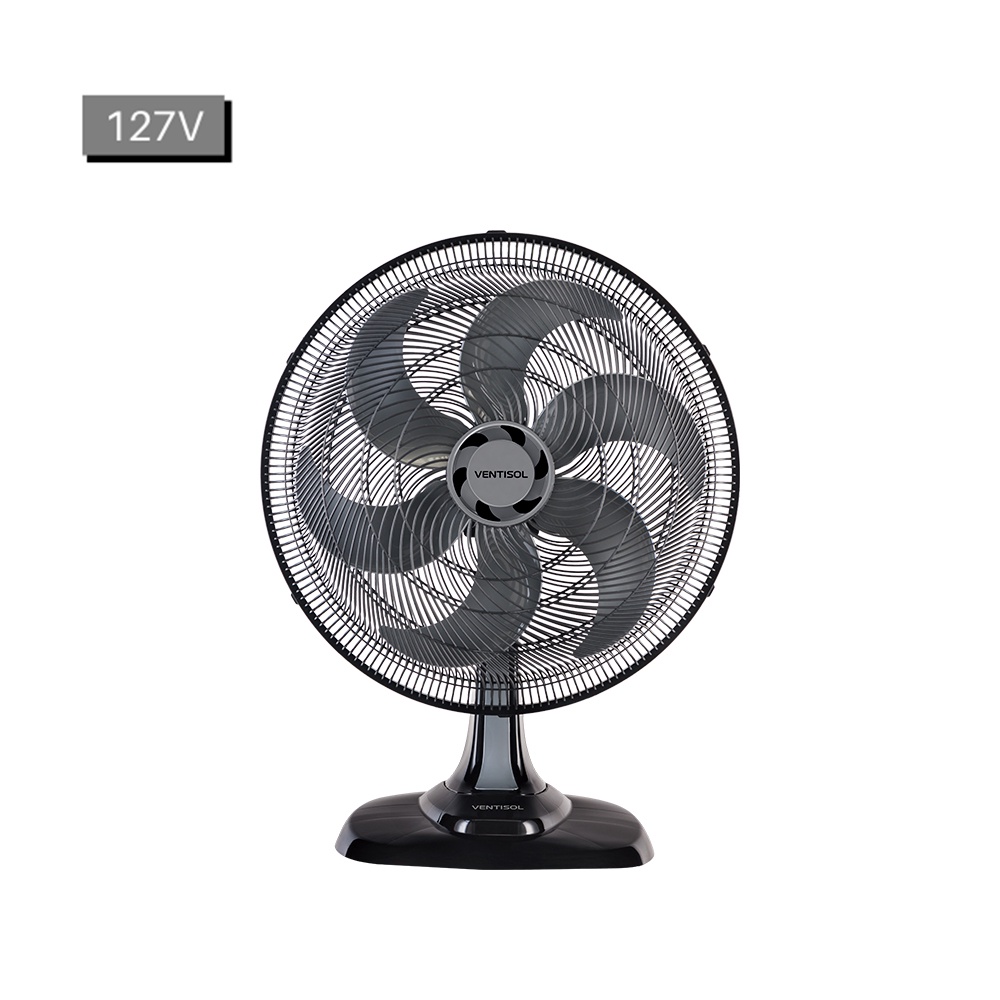 Ventilador Ventisol Osc Mesa Turbo 6p 50cm Pr 127v