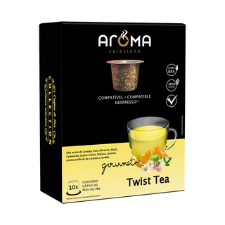 10 Cápsulas Nespresso* Chá Twist Tea - Aroma Selezione