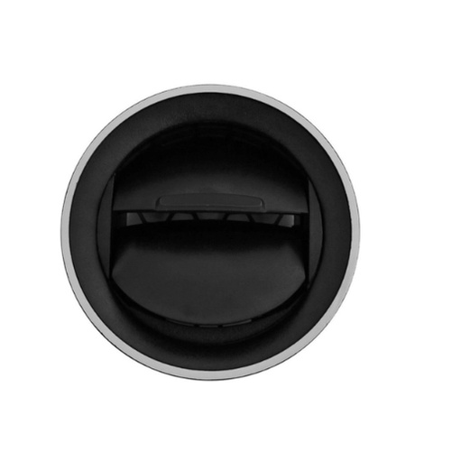 Detalhes do Difusor Saída de Ar Central Lateral Painel Gol Voyage Saveiro G6 2013 a 2016 Preto com Aro Prata