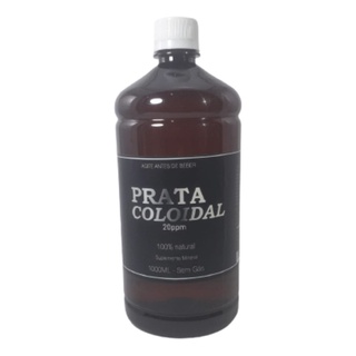 Prata Coloidal 20ppm 1L - 100% Pura + Minerais Nobres