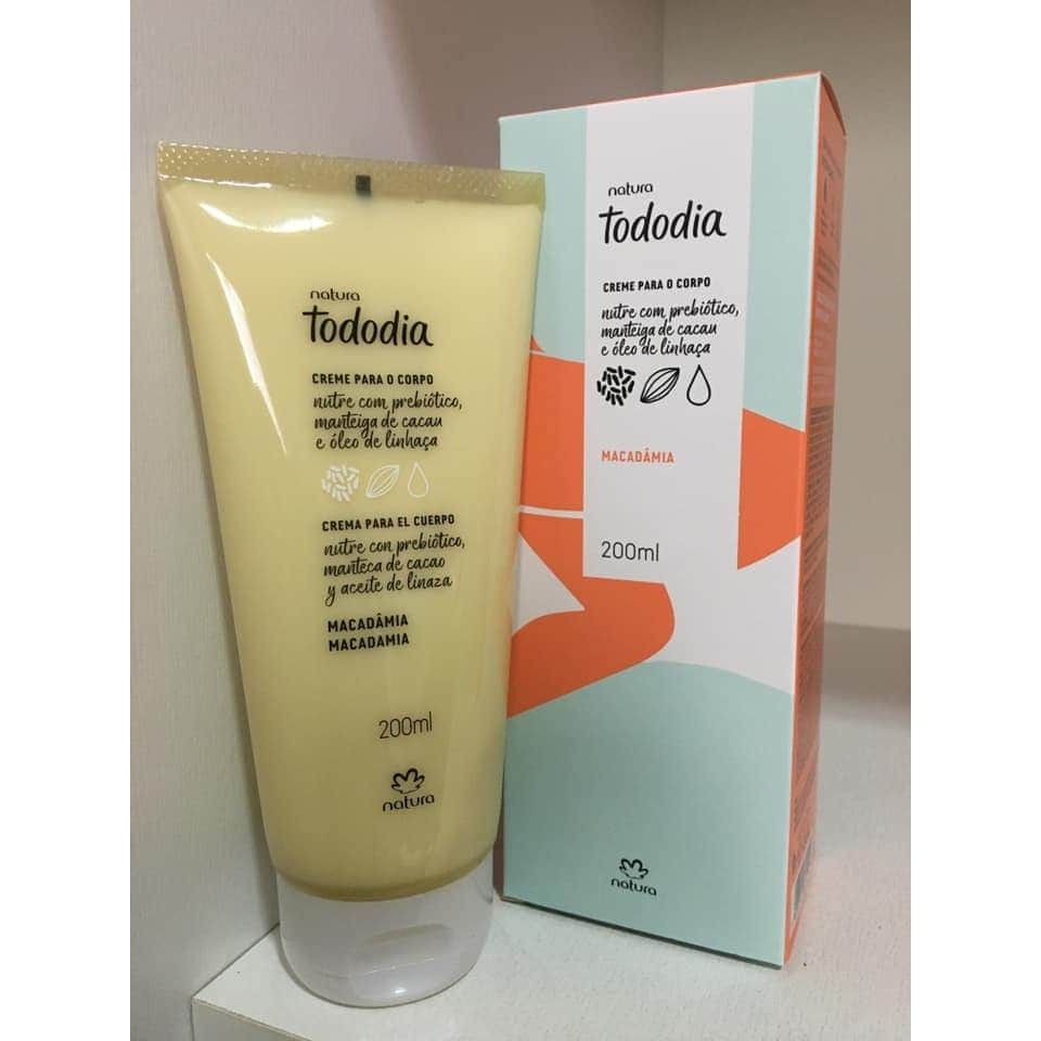 Creme Macadâmia Todo dia Hidratante desodorante corporal 200 ml Natura |  Shopee Brasil