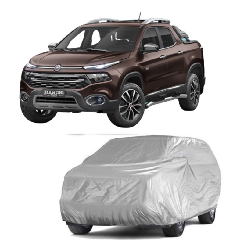 Capa Cobrir FIAT TORO Caminhonete IMPERMEAEL Elástico nas Bordas Protege Sol Chuva e Poeira