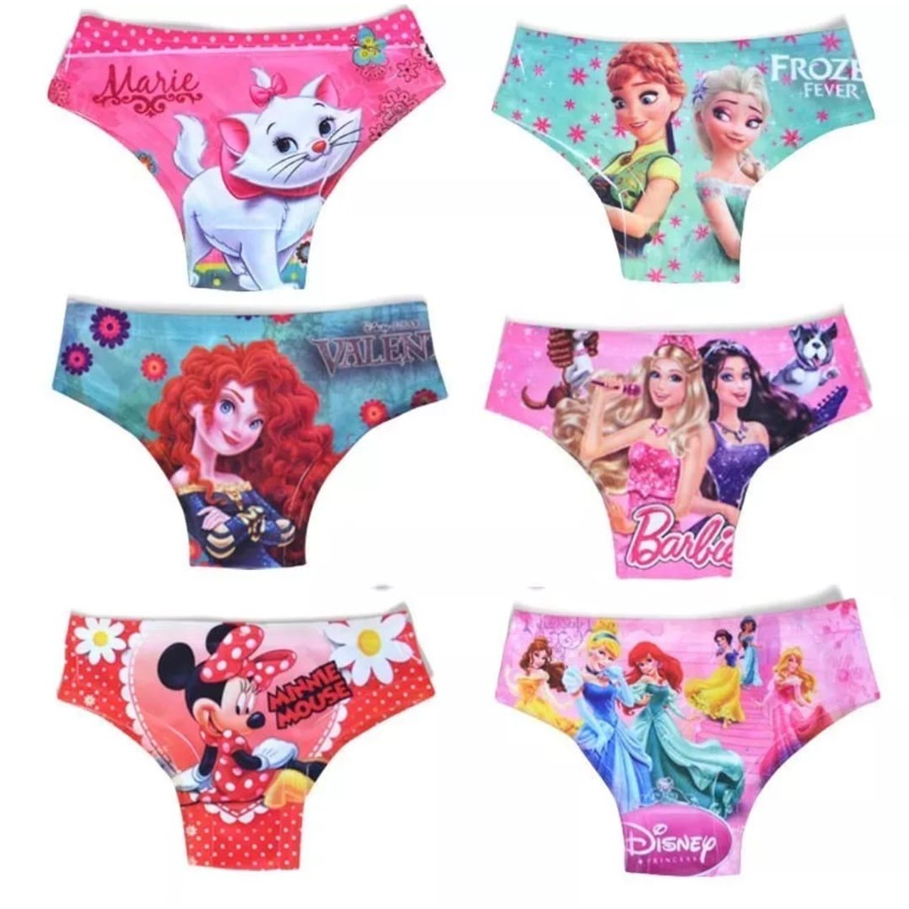 Calcinha Infantil Personagens - Estampas Infantis