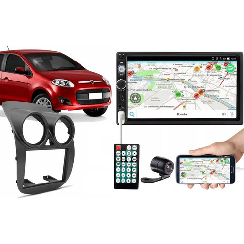Central Multimídia Palio Attractive 2012 2013 2014 2015 2016 - Spare Parts and Accessories for Vehicles