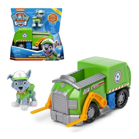 Caminhao Patrulha Canina E Boneco Rocky Recycle - Sunny