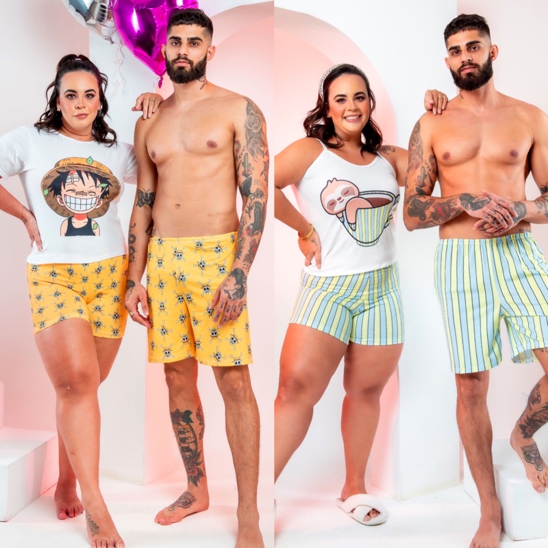 Pijama de Casal (Midsize) Kit Mozão em Oferta na Shopee