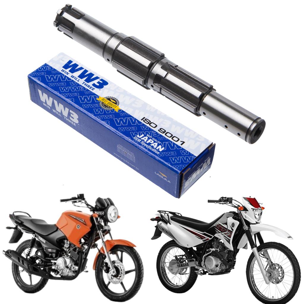 Eixo Secundario Pinhao Ybr 125 Factor Xtz 125 2008 Ate 2016 em Oferta na Shopee