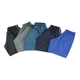 Bermuda Plus Size masculina tactel com 3 bolsos, costura reforçada, tamanhos G1, G2, G3.