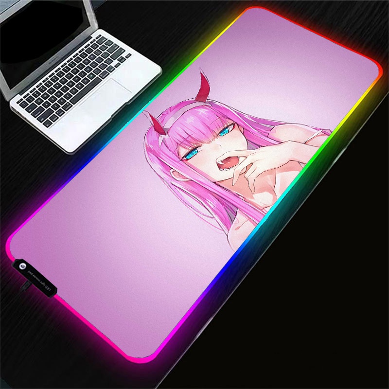 Mousepads RGB Grande Mouse Gaming Pad XXL Brilhante Led Estendido Mousepad Mesa Do Computador Teclado Mat