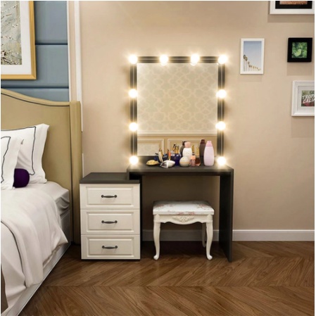 Luz De Led Para Espelho Camarim Maquiagem Colante 10 Lâmpadas Luz De Led Para Espelho