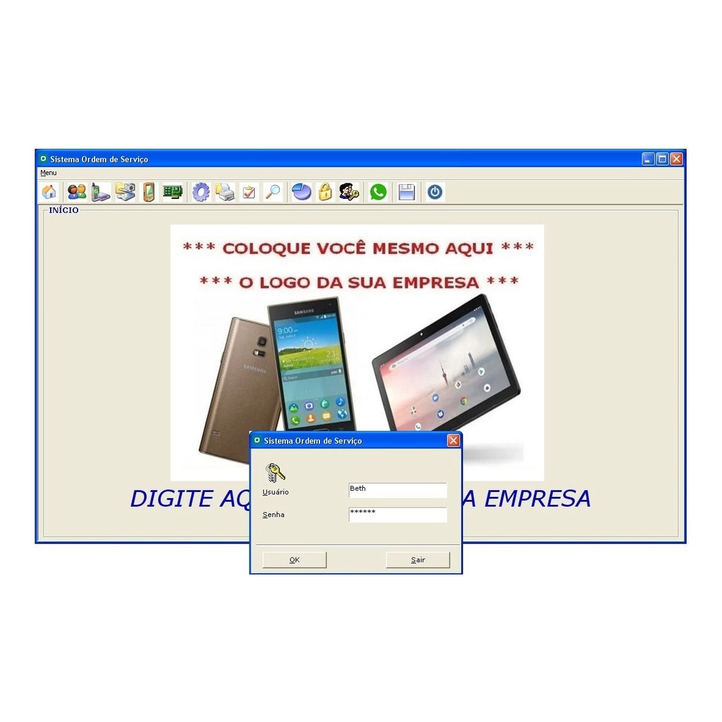 Sistema para Assistência Técnica Celular Ordem De Serviço Programa para Assistência Técnica Celular Ordem De Serviço