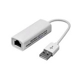 Adaptador USB 2.0 TO RJ45 100MBPS LAN ETHERNET NETWORK ADAPTER
