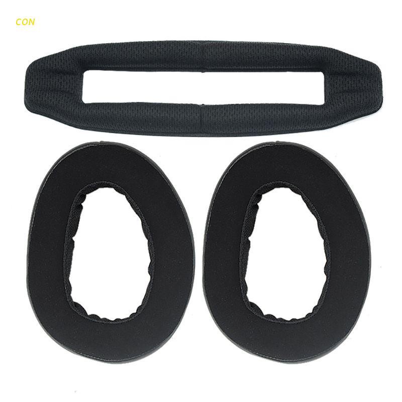 CON Replacement Ear Pads Cushion Earpads Earmuff Headband for