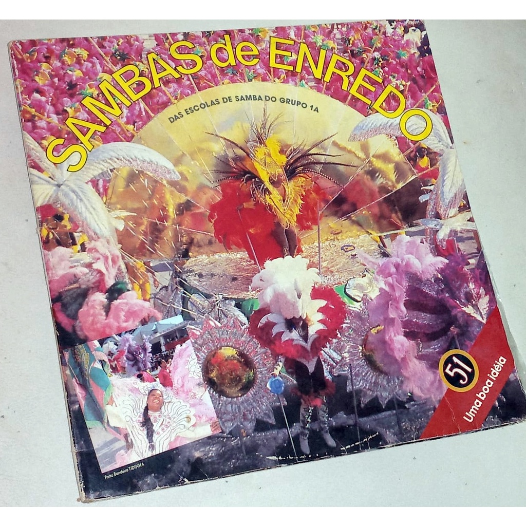 Lp Sambas De Enredo Carnaval Rio De Janeiro 1988 Grupo 1a