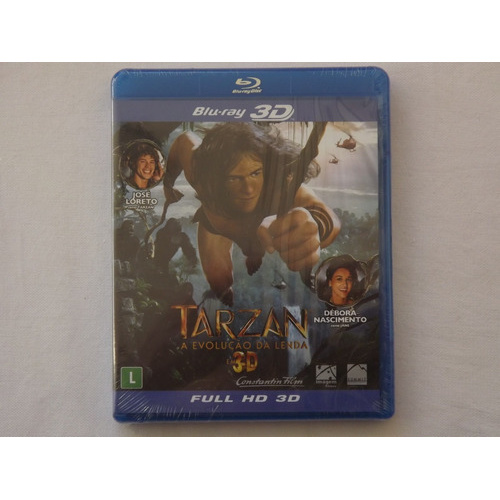 Blu-ray Tarzan A Evolução Da Lenda 2d/3d - Original-lacrado