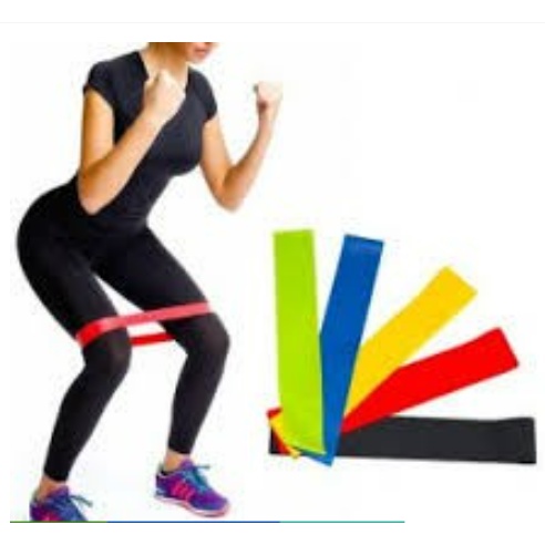 Faixa Elástica 5 níveis Band Extensor Resistance Belt Funcional Malhação Musculação