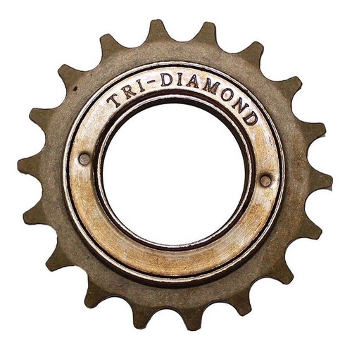 Catraca Roda Livre Bike 18 Dentes Esferada Dourada