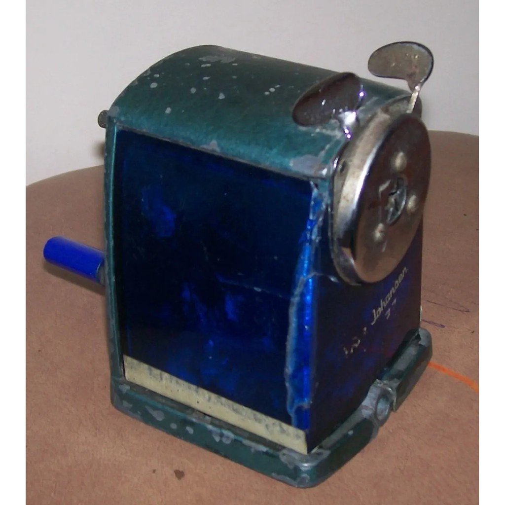 Apontador De Lapis Antigo Fritz Johansen De Ferro Unico | Shopee Brasil