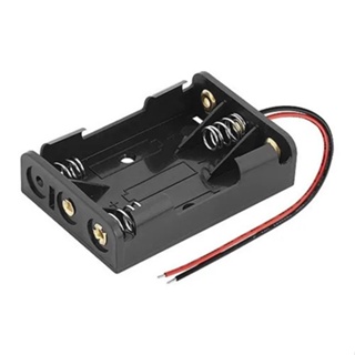 Suporte Pilhas - 3 Pilhas AA em Série - Preto em Oferta na Shopee