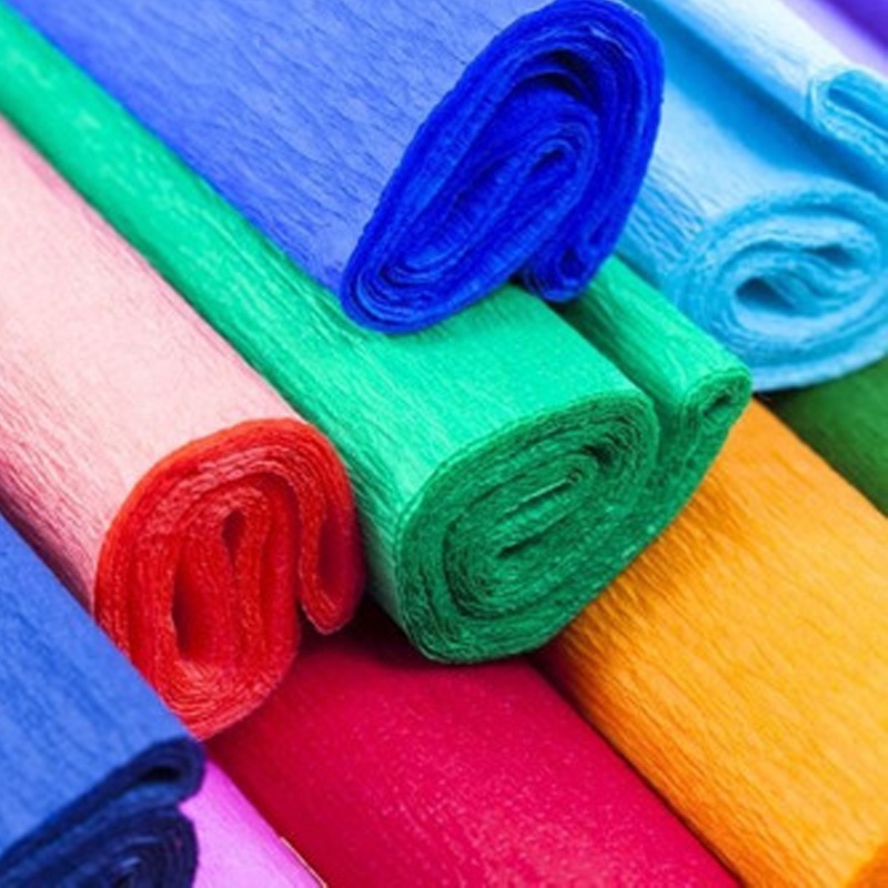 Papel Crepom Cor a Escolha 48cm x 2m Unidade | Shopee Brasil