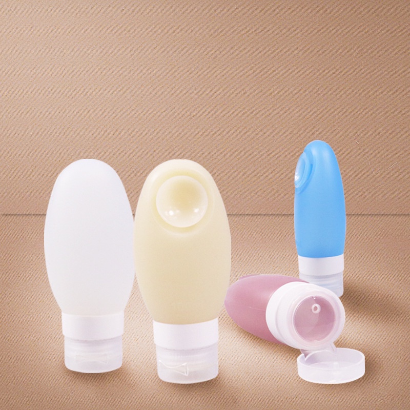 Garrafa De Silicone De 100ML Ventosa De Cabeça Redonda Viagem Cosmética Vazia Sub-bottling em Oferta na Shopee