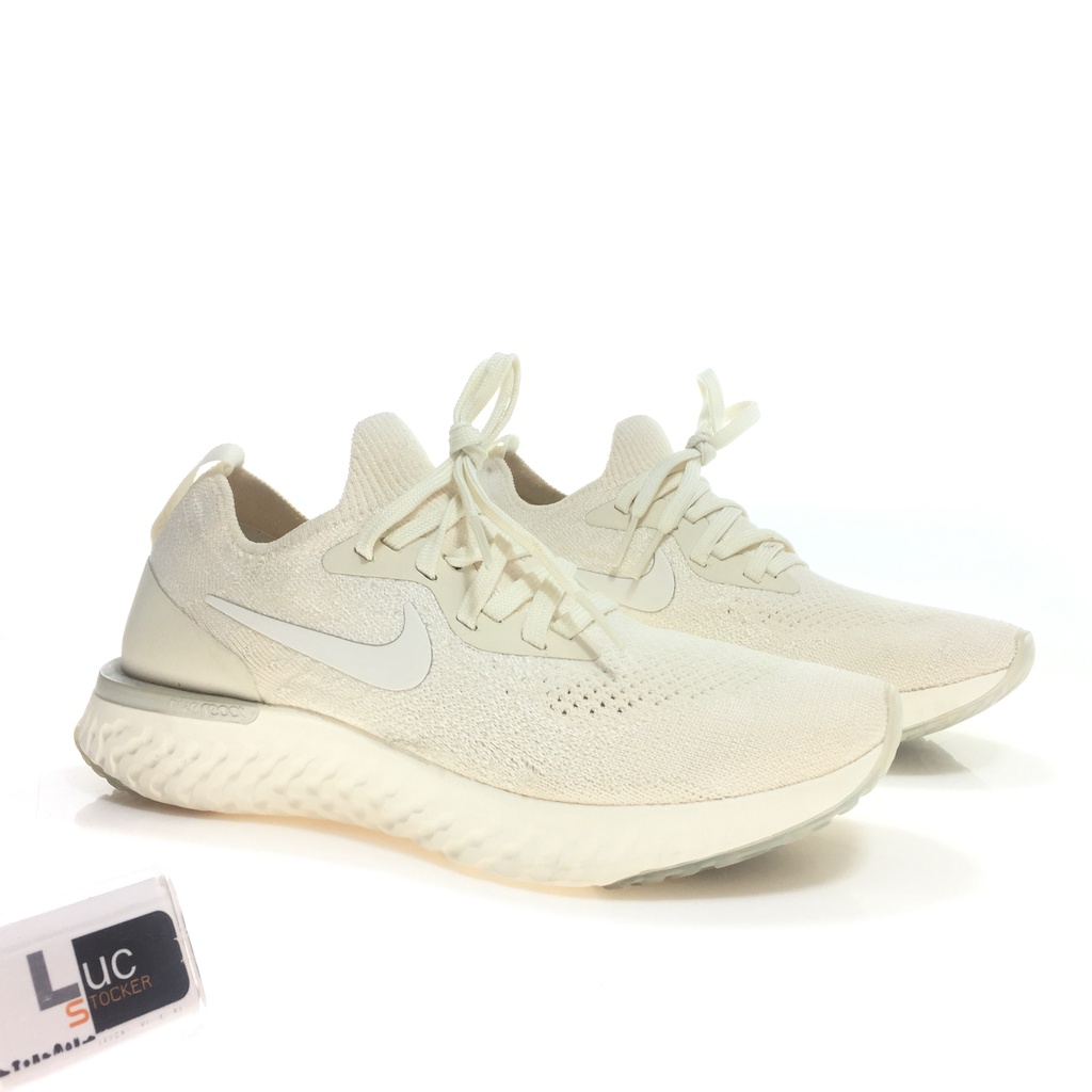 nike epic react flyknit light cream