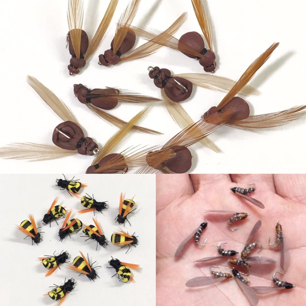 Kit Lambari Tilapia Iscas Artificiais Fly Fishing Isca 15 Un