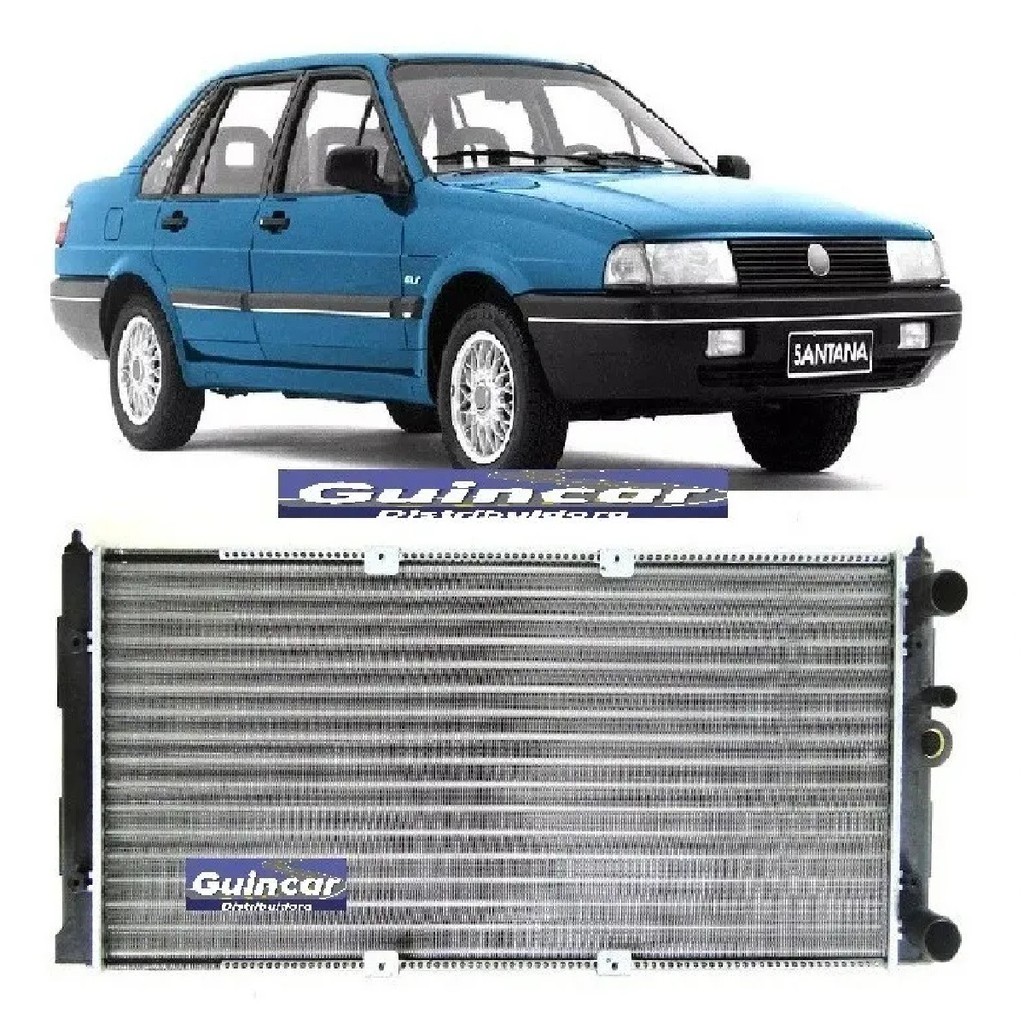 Radiador Santana / Quantum 1.8/2.0 Com Ar 1996 Até 2006