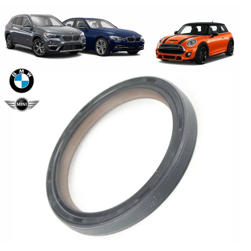 Retentor Polia Dianteira Bmw/Mini 120i/220i/225i/320i/330i/420i/430i/530i/X1/X2/X3/M140/M240/Z4/540/Cooper S 2.0 16V/3.0 24V 2014 a 2020 11118604931/SKU2203