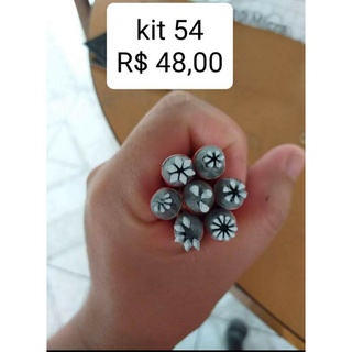 kit carimbos para fazer adesivos de unha