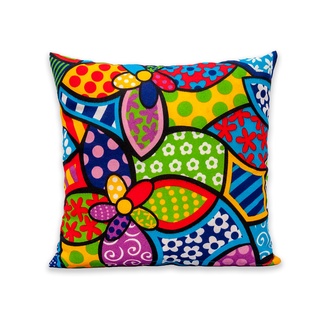 Capa de Almofada ROMERO BRITTO 40x40cm - COLEÇÃO 2023