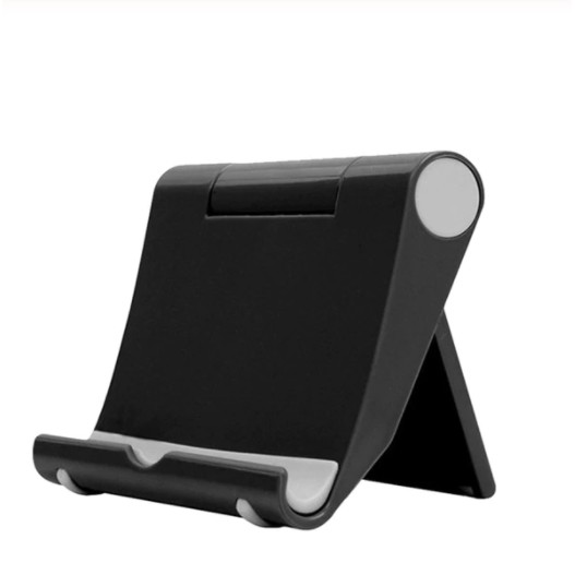 Suporte dobrável de plástico de mesa para celular e tablet