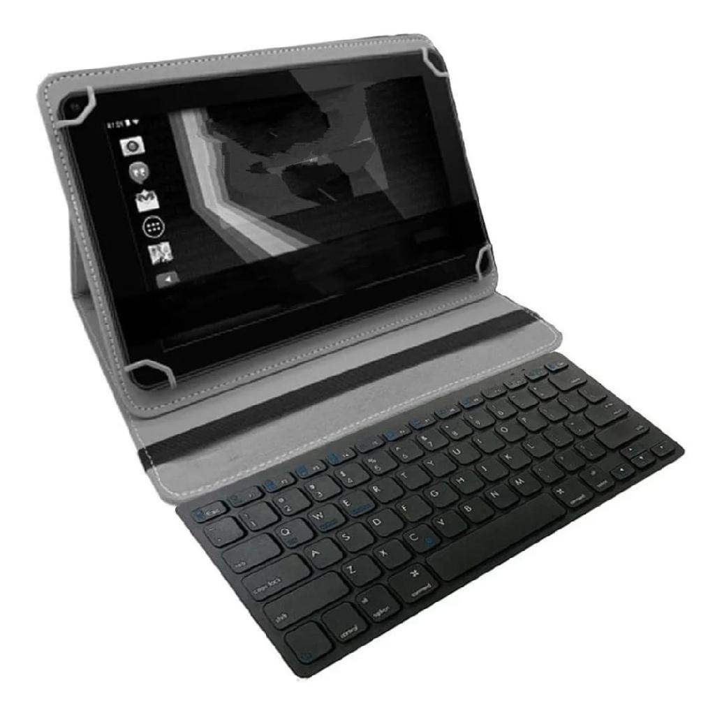 Capa Com Teclado + Para Tablet Galaxy Tab A7 T500 10.4 Polegadas