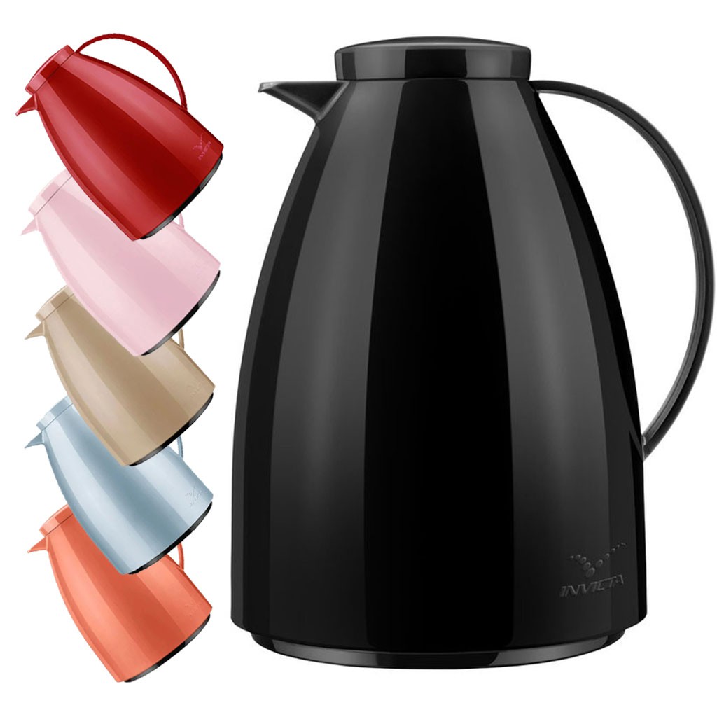 Garrafa Térmica Bule de Café 750 ml Viena Diversas Cores Shopee Brasil