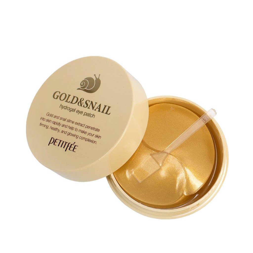 petitfee gold snail eye patch 60ea em Oferta na Shopee