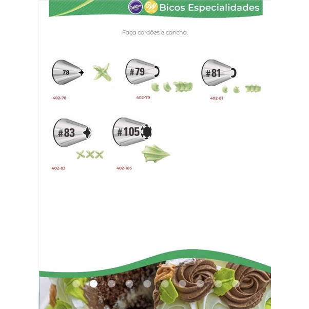 bico Wilton confeitar especialidades original sem emendas ( linha completa especialidades )// em Oferta na Shopee