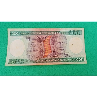 Cédula C159 200 cruzeiros Princesa Isabel ( Item de Coleção )