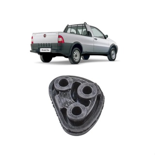 Coxim  Borracha do Escapamento Central fiat Strada 2002 Á 2020 em Oferta na Shopee