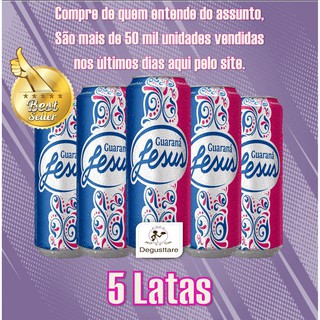 Guaraná Jesus Lata 310ml - Fardo 5 Latas