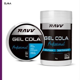Gel Cola 1kg RAVV Fixação Extra Forte Profissional para cabelo em Oferta na Shopee