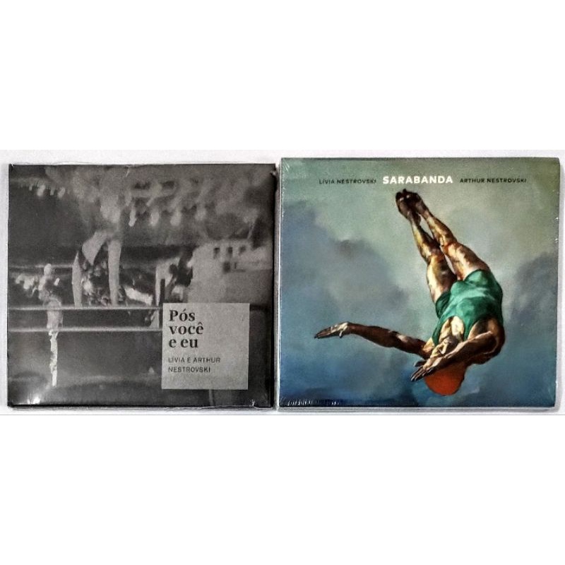 2 CDs - Lívia Nestrosvki / Arthur Nestrosvki: Pós Você E Eu (2016) / Sarabanda (2020)